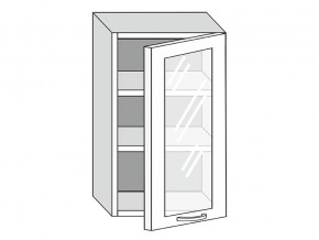 19.50.3 Шкаф настенный (h=913) на 500мм с 1-ой стекл. дверцей в Верхней Пышме - verhnyaya-pyshma.magazinmebel.ru | фото