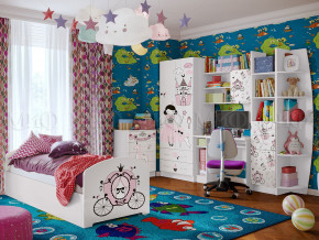 Детская комната Юниор-2 Принцесса в Верхней Пышме - verhnyaya-pyshma.magazinmebel.ru | фото