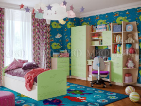Детская комната Юниор-2 Салатовый в Верхней Пышме - verhnyaya-pyshma.magazinmebel.ru | фото