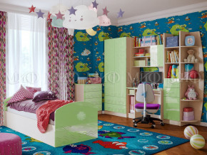 Детская комната Юниор-2 Салатовый металлик в Верхней Пышме - verhnyaya-pyshma.magazinmebel.ru | фото