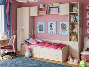 Детская комната Вега 1 Дуб беленый в Верхней Пышме - verhnyaya-pyshma.magazinmebel.ru | фото