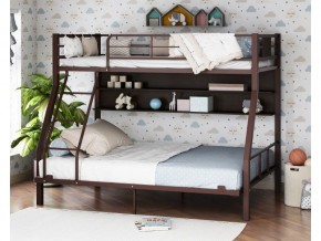 Двухъярусная кровать Гранада-1П 140 коричневый в Верхней Пышме - verhnyaya-pyshma.magazinmebel.ru | фото