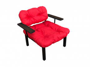 Кресло Дачное красная подушка в Верхней Пышме - verhnyaya-pyshma.magazinmebel.ru | фото