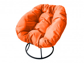 Кресло Пончик без ротанга оранжевая подушка в Верхней Пышме - verhnyaya-pyshma.magazinmebel.ru | фото