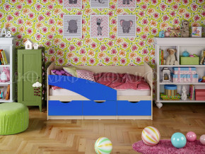 Кровать Бабочки 1600 Синий в Верхней Пышме - verhnyaya-pyshma.magazinmebel.ru | фото