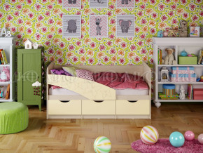 Кровать Бабочки 1800 Ваниль в Верхней Пышме - verhnyaya-pyshma.magazinmebel.ru | фото