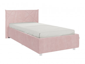 Кровать Бест 900 велюр нежно-розовый в Верхней Пышме - verhnyaya-pyshma.magazinmebel.ru | фото