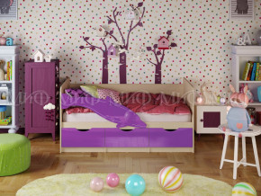 Кровать Дельфин-1 1800 Фиолетовый металлик в Верхней Пышме - verhnyaya-pyshma.magazinmebel.ru | фото