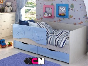 Кровать детская Алиса КР 812 голубая 1600 в Верхней Пышме - verhnyaya-pyshma.magazinmebel.ru | фото
