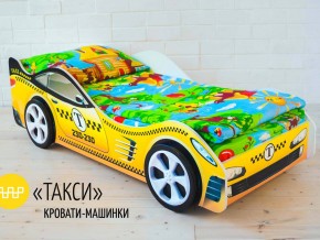 Кровать детская машина Такси в Верхней Пышме - verhnyaya-pyshma.magazinmebel.ru | фото - изображение 2