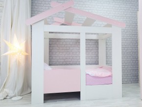 Кровать детская Теремок без ящика розовая в Верхней Пышме - verhnyaya-pyshma.magazinmebel.ru | фото