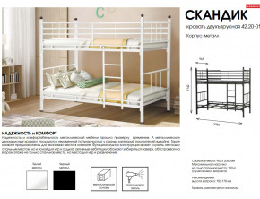 Кровать двухъярусная Скандик 42.20-01 в Верхней Пышме - verhnyaya-pyshma.magazinmebel.ru | фото - изображение 2