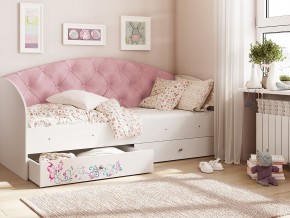 Кровать Эльза Белый-розовый в Верхней Пышме - verhnyaya-pyshma.magazinmebel.ru | фото