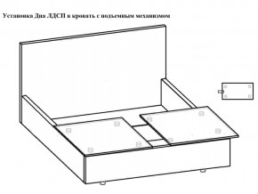 Кровать Феодосия норма 160 с механизмом подъема и дном ЛДСП в Верхней Пышме - verhnyaya-pyshma.magazinmebel.ru | фото - изображение 5
