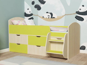 Кровать Малыш-7 Дуб-лайм в Верхней Пышме - verhnyaya-pyshma.magazinmebel.ru | фото