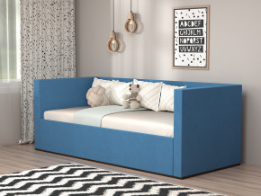 Кровать мягкая с подъёмным механизмом арт. 030 синий в Верхней Пышме - verhnyaya-pyshma.magazinmebel.ru | фото