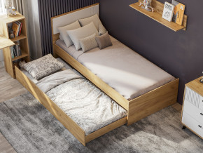 Кровать одинарная Милан выкатная с настилом в Верхней Пышме - verhnyaya-pyshma.magazinmebel.ru | фото
