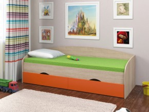 Кровать Соня 2 сонома-оранжевый в Верхней Пышме - verhnyaya-pyshma.magazinmebel.ru | фото