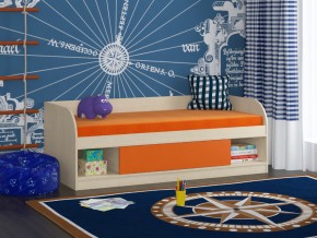 Кровать Соня 4 дуб молочный-оранжевый в Верхней Пышме - verhnyaya-pyshma.magazinmebel.ru | фото