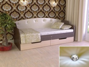 Кровать Юниор Тип 2 Венге/дуб молочный 800х1600 в Верхней Пышме - verhnyaya-pyshma.magazinmebel.ru | фото