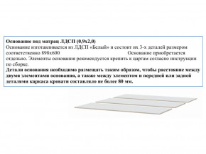 Основание из ЛДСП 0,9х2,0м в Верхней Пышме - verhnyaya-pyshma.magazinmebel.ru | фото