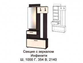 Секция с зеркалом в Верхней Пышме - verhnyaya-pyshma.magazinmebel.ru | фото