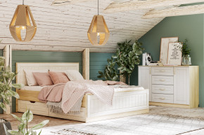Спальня Оливия с комодом в Верхней Пышме - verhnyaya-pyshma.magazinmebel.ru | фото