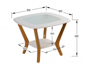 Стол журнальный Мельбурн Белый в Верхней Пышме - verhnyaya-pyshma.magazinmebel.ru | фото - изображение 2