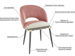 Стул Моли велюр синий в Верхней Пышме - verhnyaya-pyshma.magazinmebel.ru | фото - изображение 2