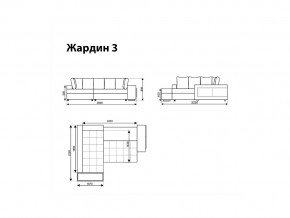 Угловой диван Жардин 3 вид 3 в Верхней Пышме - verhnyaya-pyshma.magazinmebel.ru | фото - изображение 8